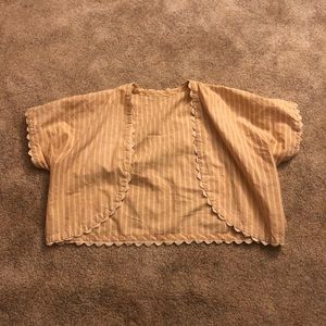 Cute cropped cover up